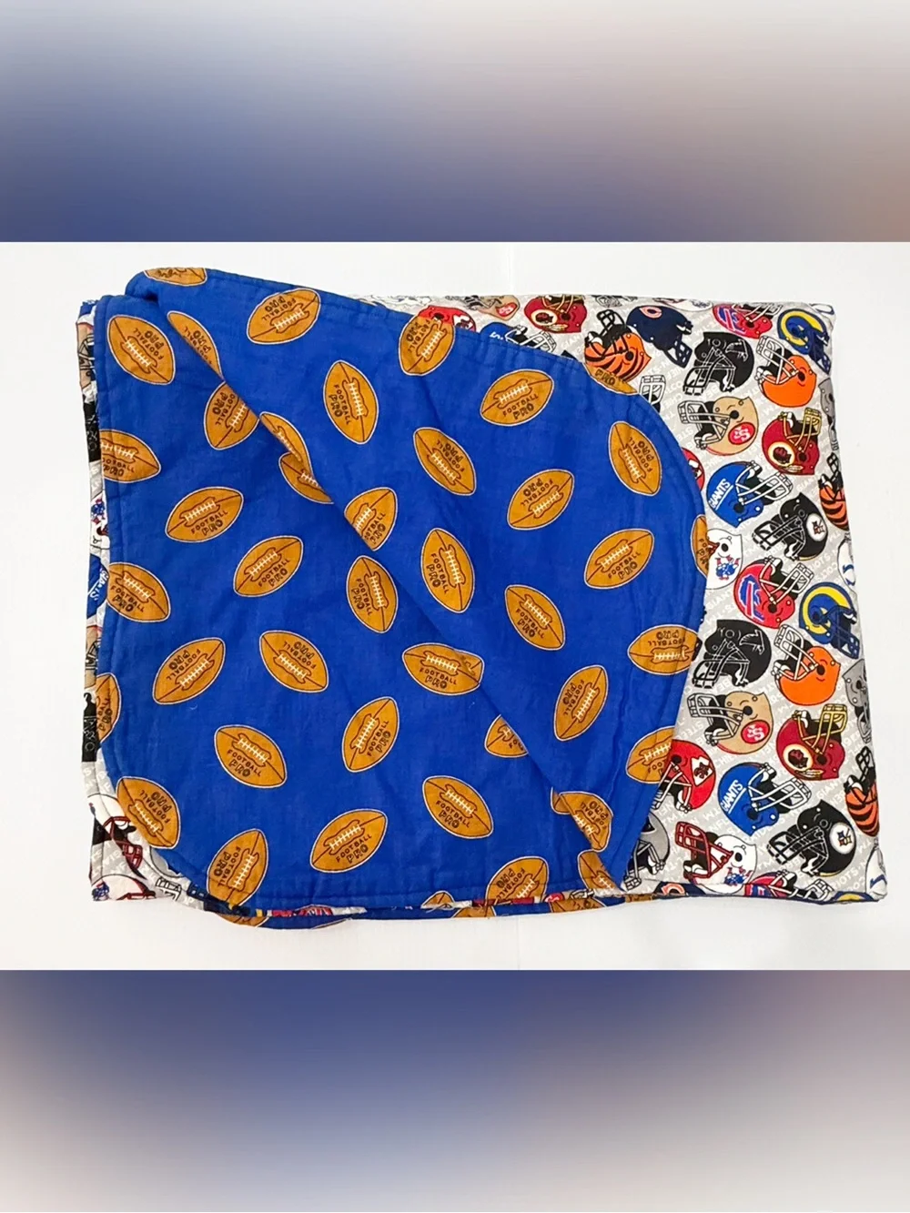 NFL Football Team Hand Made Throw Quilt Blanket